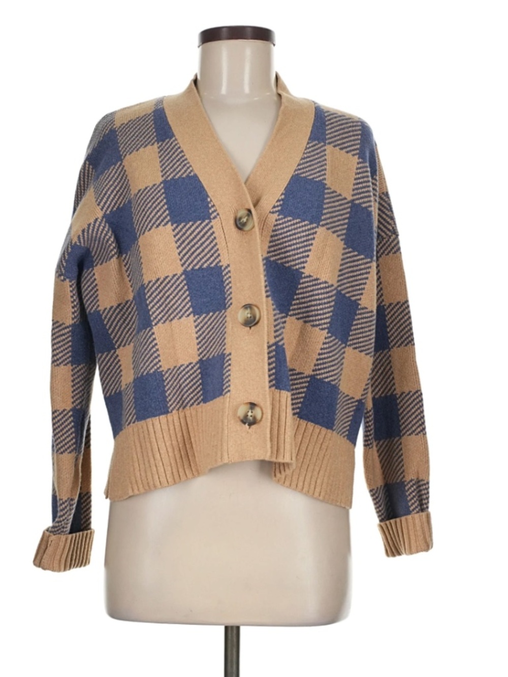 Madewell Checkered Cardigan (M)